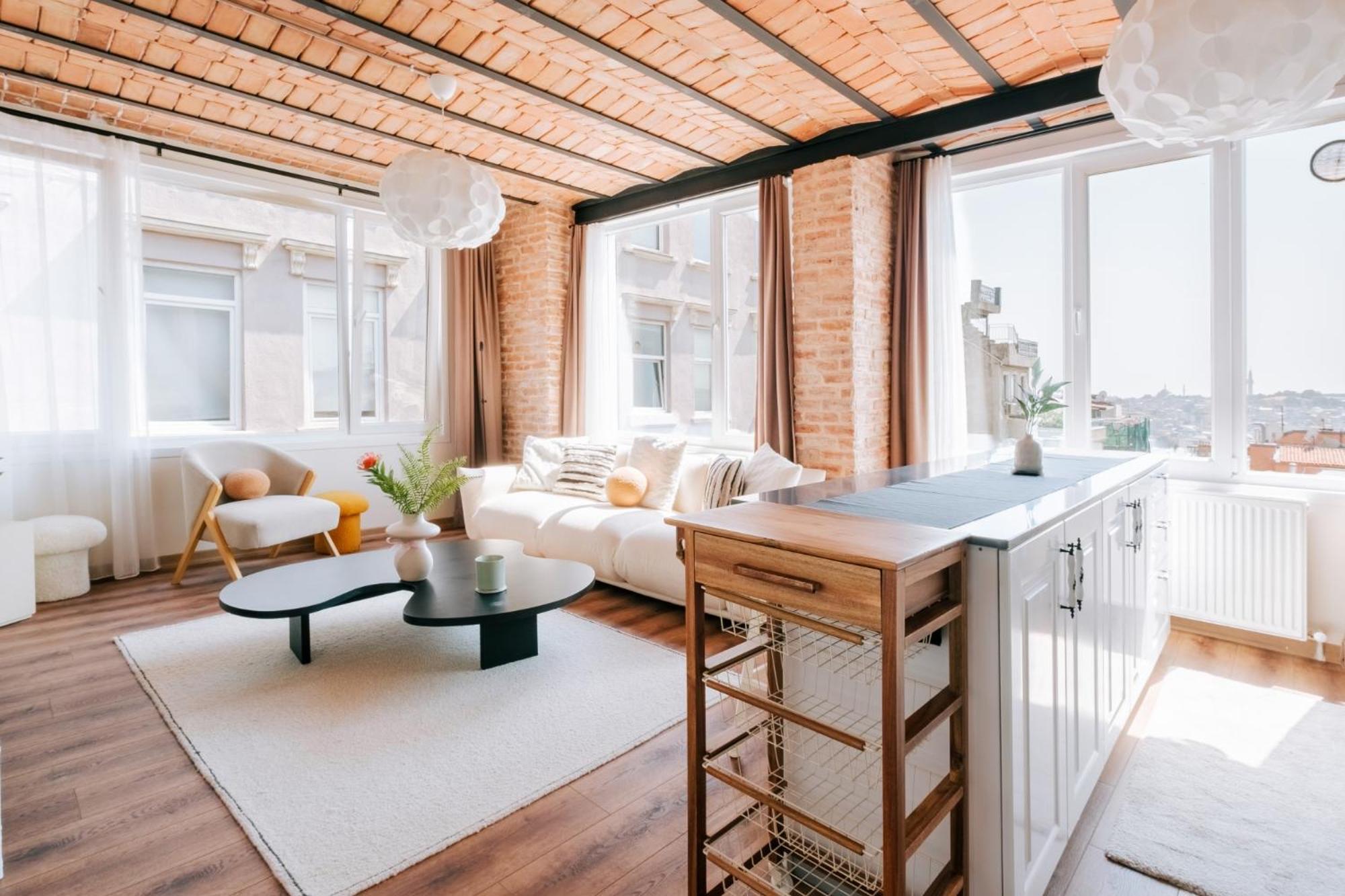 Ferienwohnung Flat W City View Near Galata Tower In Istiklal Ave Istanbul Exterior foto