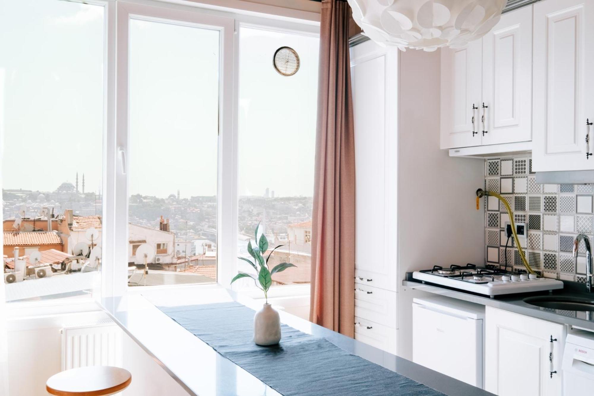 Ferienwohnung Flat W City View Near Galata Tower In Istiklal Ave Istanbul Exterior foto