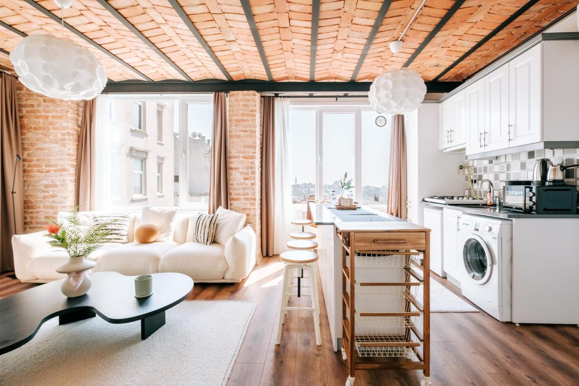Ferienwohnung Flat W City View Near Galata Tower In Istiklal Ave Istanbul Exterior foto