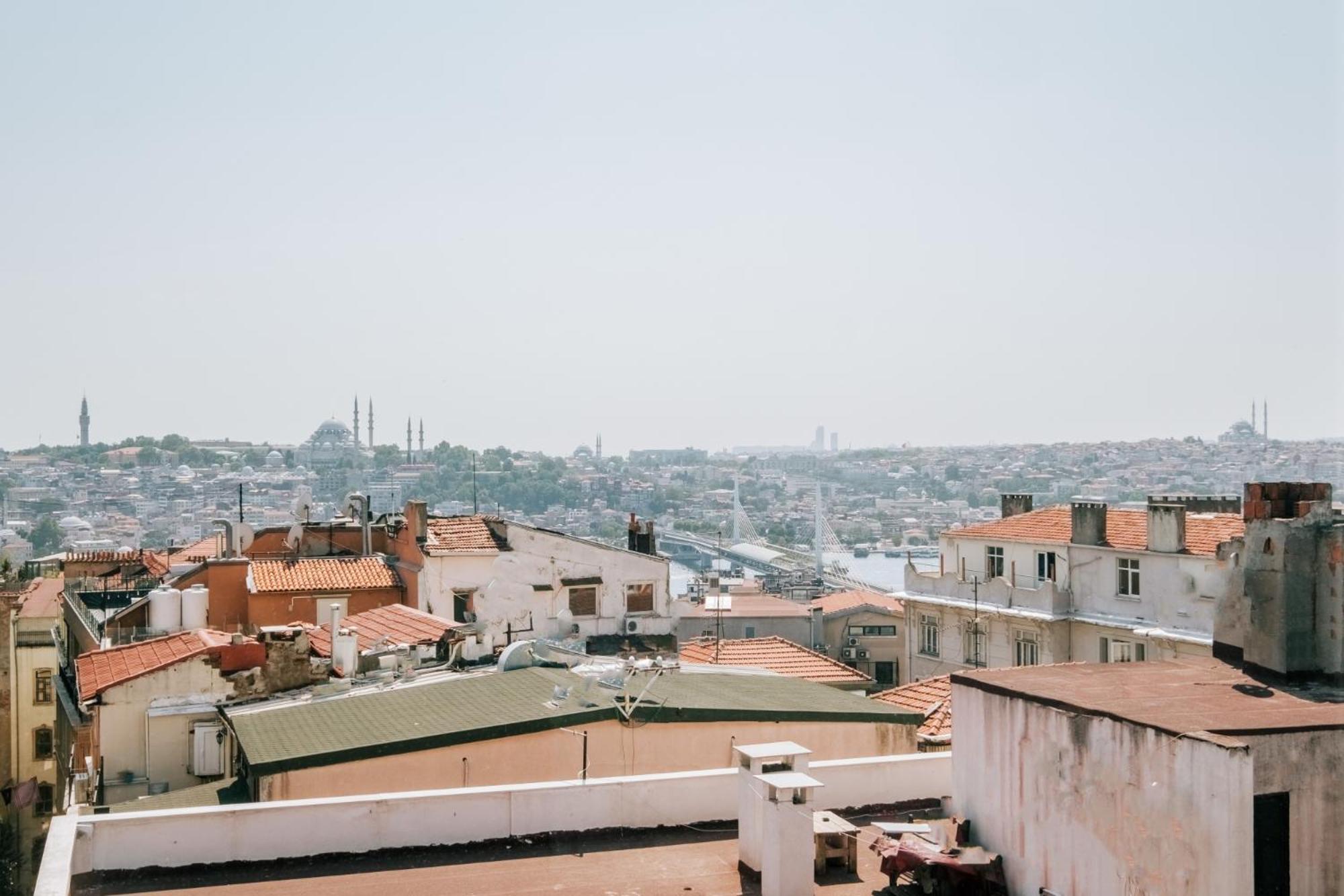 Flat W City View Near Galata Tower In Istiklal Ave Istanbul Exterior foto